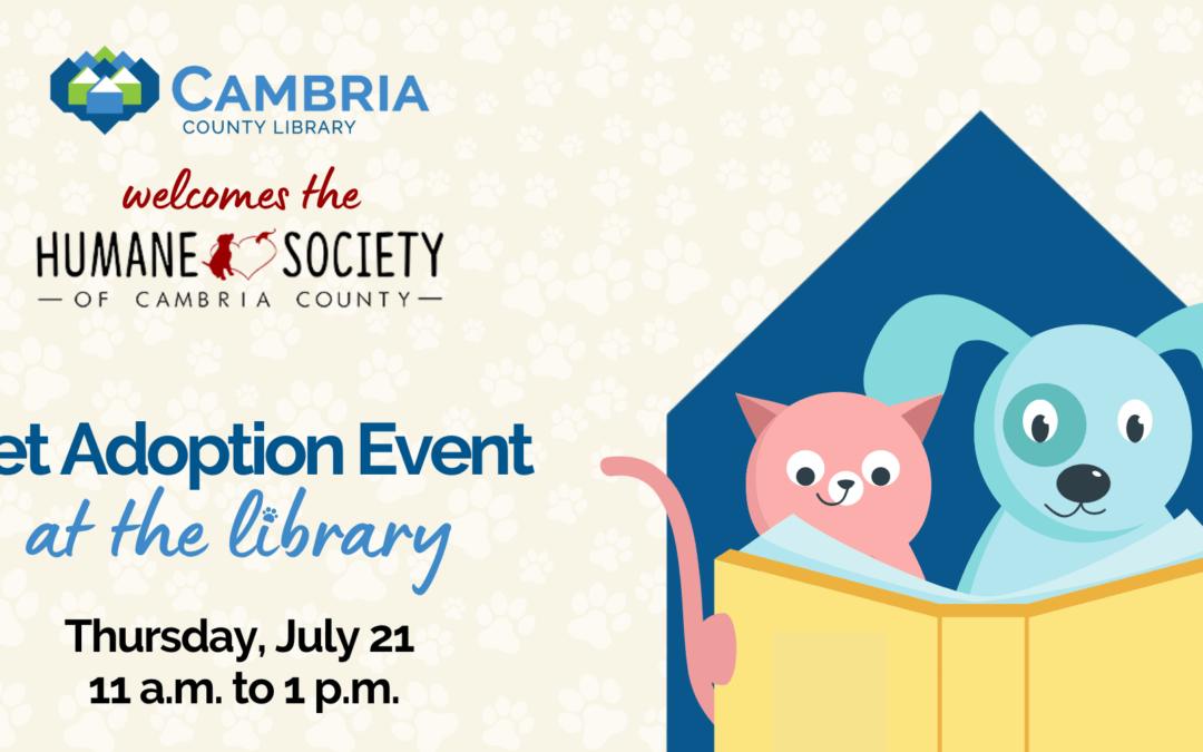 Pet Adoption Event with Humane Society of Cambria County
