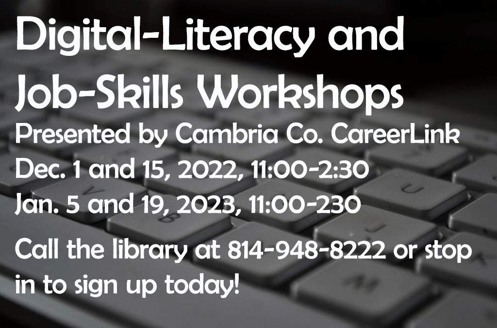 Adult Digital Literacy and Career Development Workshops