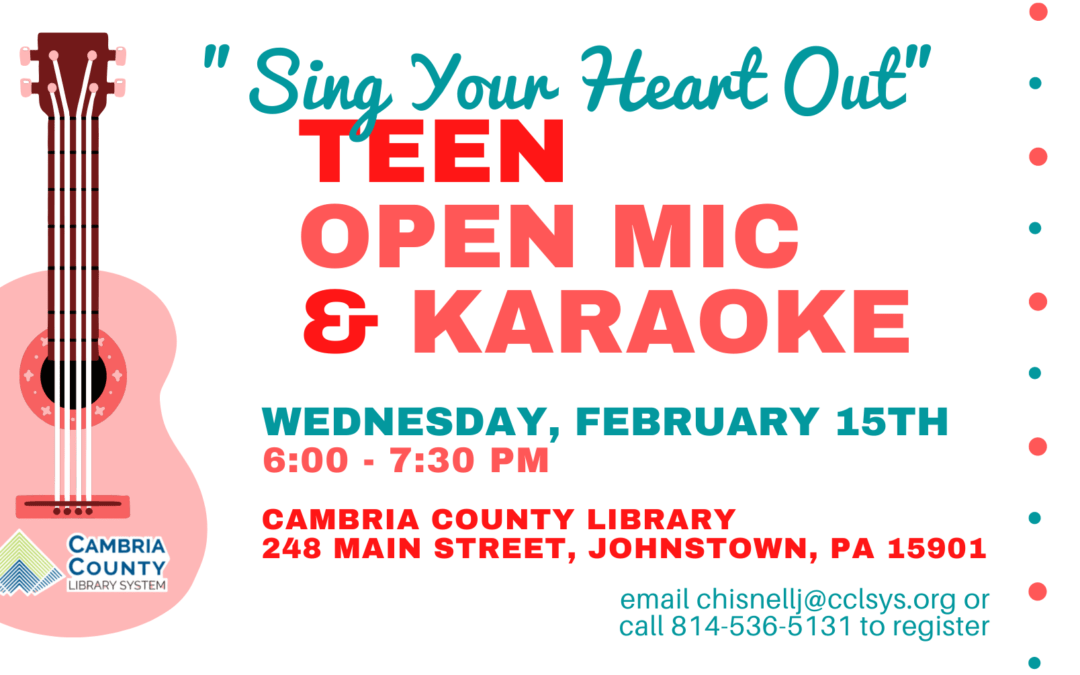 Sing Your Heart Out: Teen Open Mic & Karaoke
